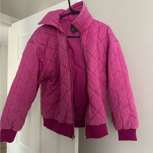 Wild Fable Fuchsia Quilted Jacket
